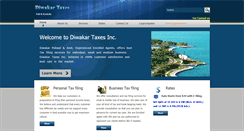 Desktop Screenshot of diwakartaxes.com
